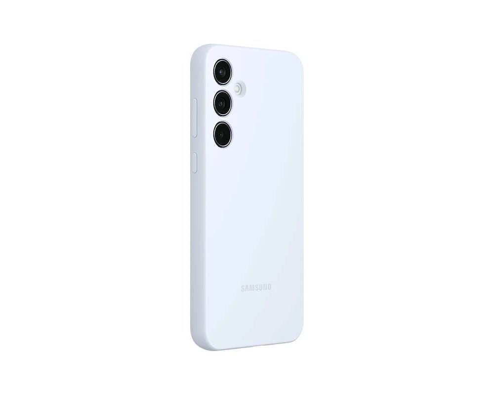 PA556TLEGWW Silikoninis dėklas, skirtas Samsung Galaxy A55 Light Mėlyna (Light Mėlyna)