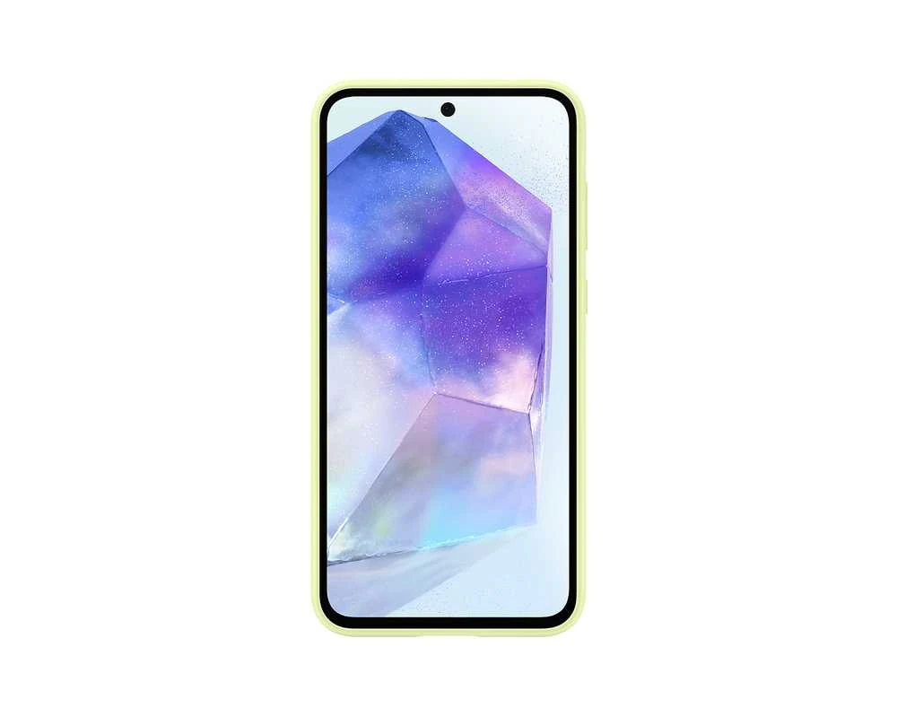 PA556TMEGWW silikoninis dėklas, skirtas Samsung Galaxy A55 Lime (Lime)