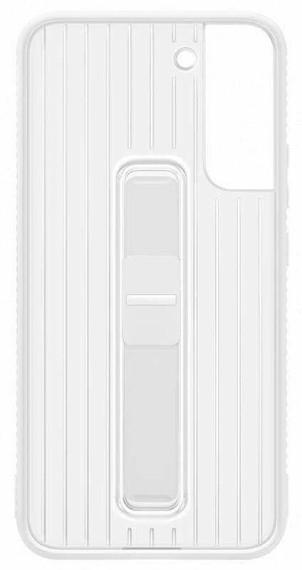 RS906CWE apsauginis stovimas dangtelis, skirtas Samsung Galaxy S22 Plus, Baltas (Baltas)