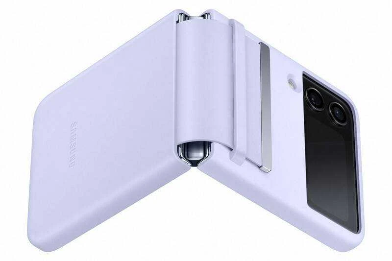 Dėklas VF721LLE Flap Leather Cover for Samsung Galaxy Flip 4, Serenity Violetinė (Serenity Violetinė)