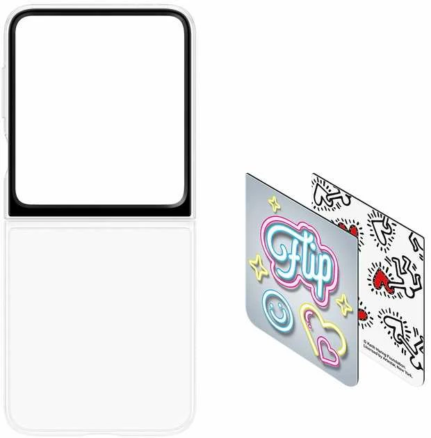 Dėklas ZF741CWEGWW Flipsuit Case Samsung Galaxy Flip6 (Baltas)
