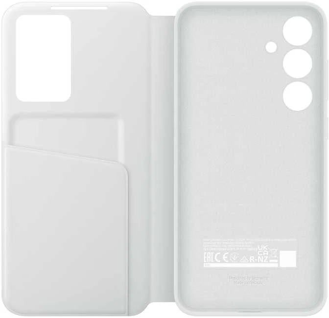 112803 EF-ZS721CWE Samsung Smart View dėklas Galaxy S24 FE baltos spalvos