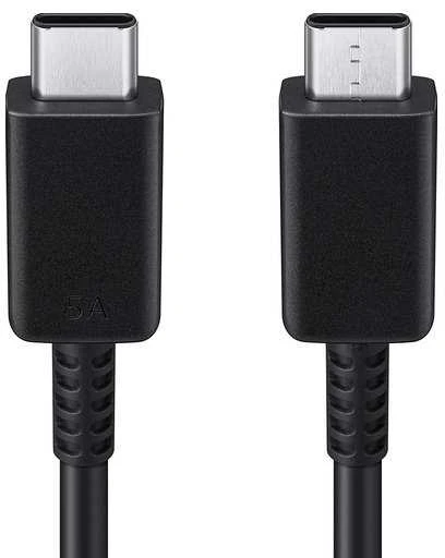 USB kabelis originalus Samsung EP-DX510JBEGEU Type-C-Type-C 1.8m pakuotėje juodas