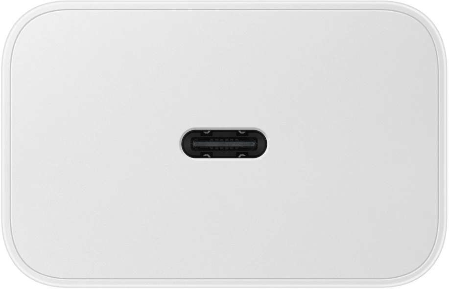 EP-T4511XWE Samsung USB-C 45W kelioninis įkroviklis + USB-C duomenų kabelis Baltas (pažeista pakuotė)