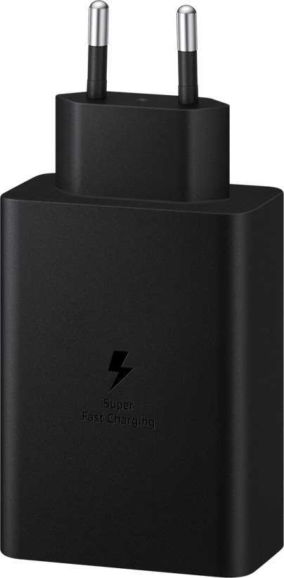 EP-T6530NBE Samsung Trio (2xUSB-C,1xUSB-A) 65W kelioninis įkroviklis juodas (pažeista pakuotė)
