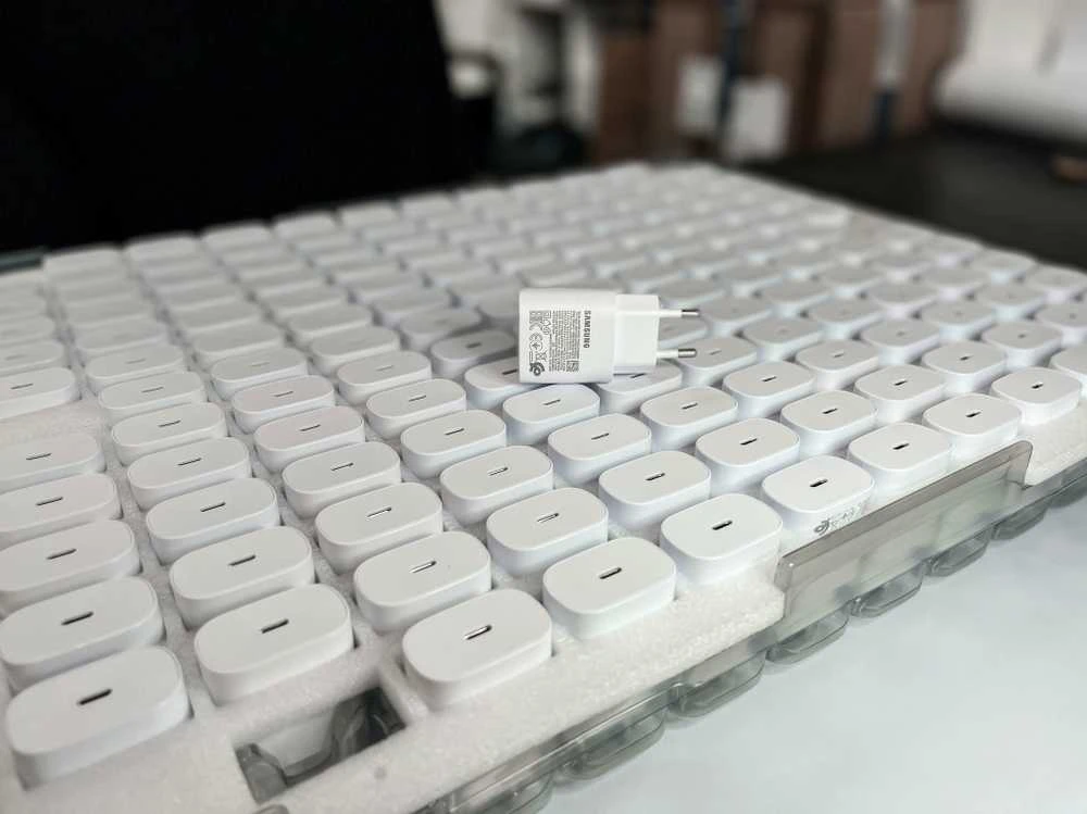 Samsung greitas įkroviklis EP-TA800, USB-C, be laido, 25W, baltas