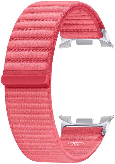 SVL33LREGEU medžiaginis dirželis (M/L) Samsung Galaxy Watch8, Raudona