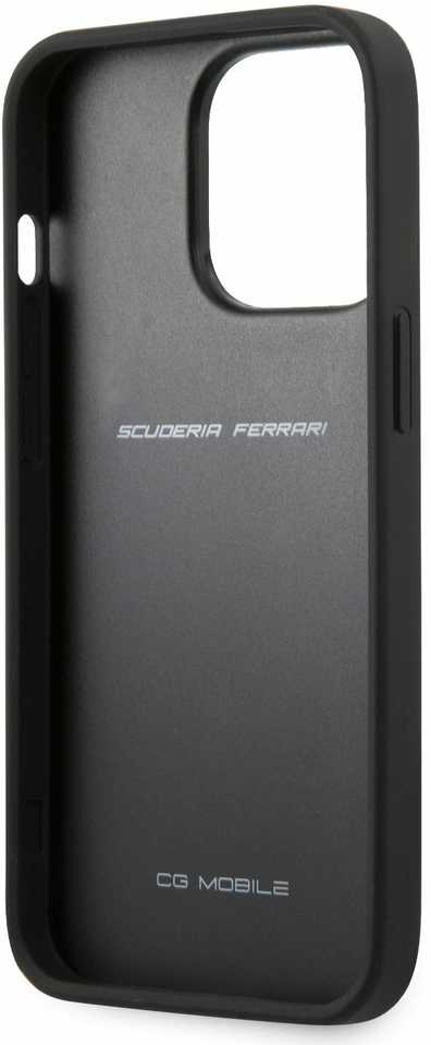 Dėklas Ferrari FESAXHCP13LBK, skirtas iPhone 13 Pro/13, juodas