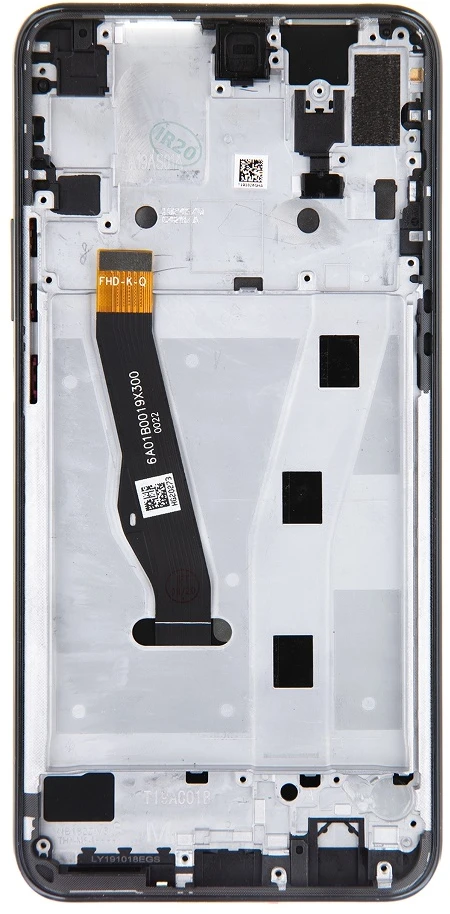 For_Honor LCD Ekranas + Touch Unit + Front Cover Honor 9X Juodas