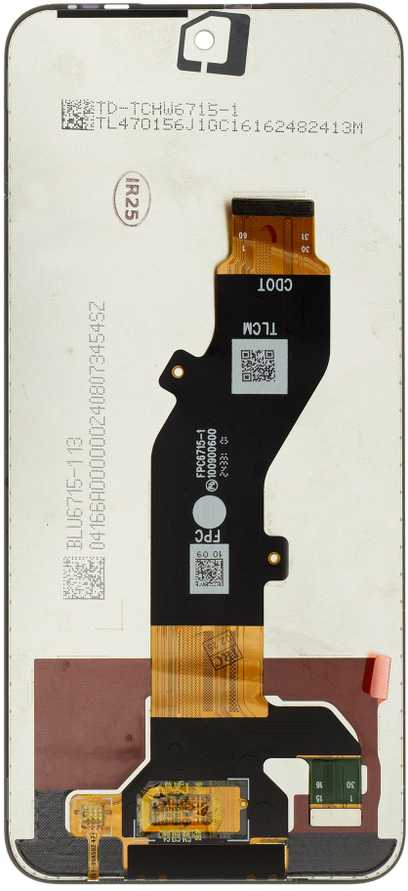 Dėklas For_Infinix/Tecno LCD Ekranas + Touch Unit Infinix Hot 50i/50 5G/Smart 9/9 HD Juodas