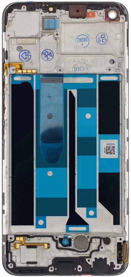 LCD ekranas + jutiklinis įrenginys + priekinis dangtelis, skirtas „Realme 8“ (TFT)