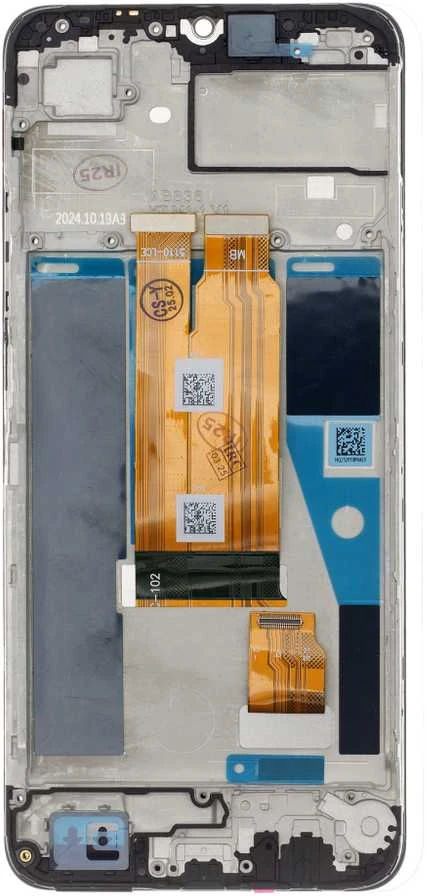 LCD ekranas + jutiklinis blokas + priekinis dangtelis, skirtas „Realme Note 60“