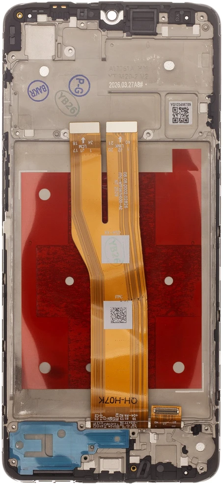 For_Samsung LCD display + Touch Unit + Front Cover for Samsung A075 Galaxy A07 4G