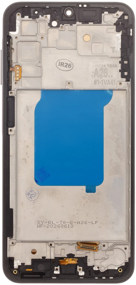 For_Samsung LCD display + Touch Unit + Front Cover for Samsung A266B Galaxy A26 5G Juodas