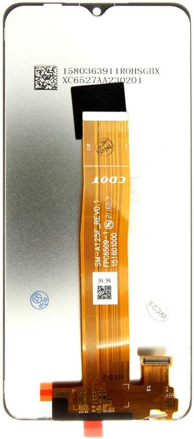 Dėklas For_Samsung LCD ekranas + Touch Unit Samsung A127F Galaxy A12 Juodas