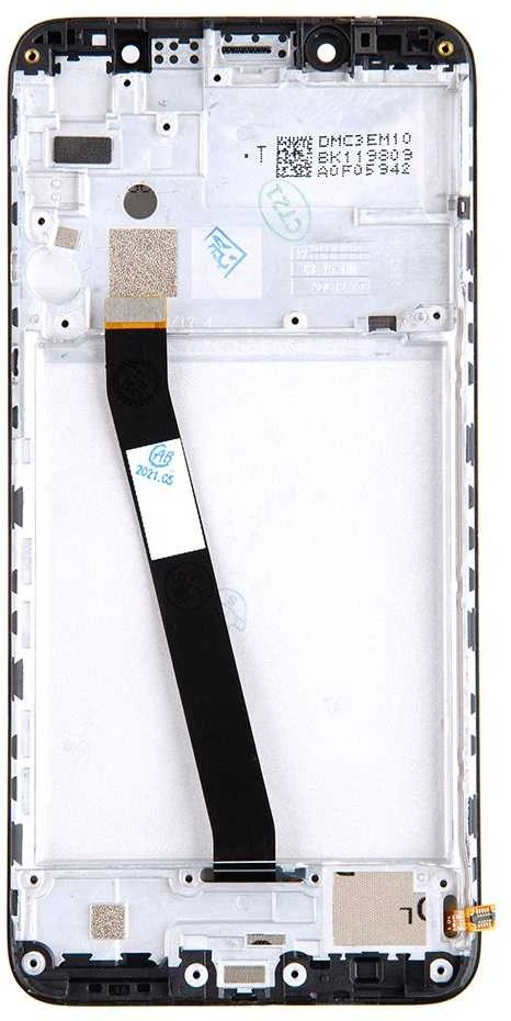 For_Xiaomi LCD Ekranas + Touch Unit + priekinis dangtelis, skirtas Xiaomi Redmi 7A Juodas (be logotipo)