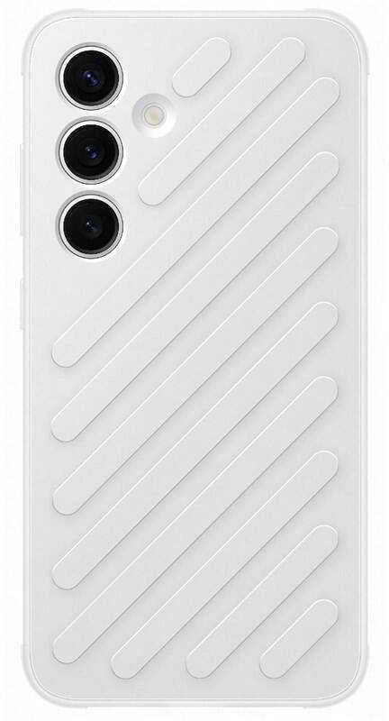 Dėklas „Samsung Galaxy S24 Shield Cover“ šviesiai pilkas