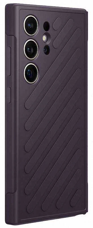 Dėklas Tamsiai violetinis Samsung Galaxy S24 Ultra Shield dangtelis