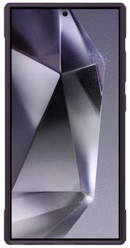 Dėklas Tamsiai violetinis Samsung Galaxy S24 Ultra Shield dangtelis