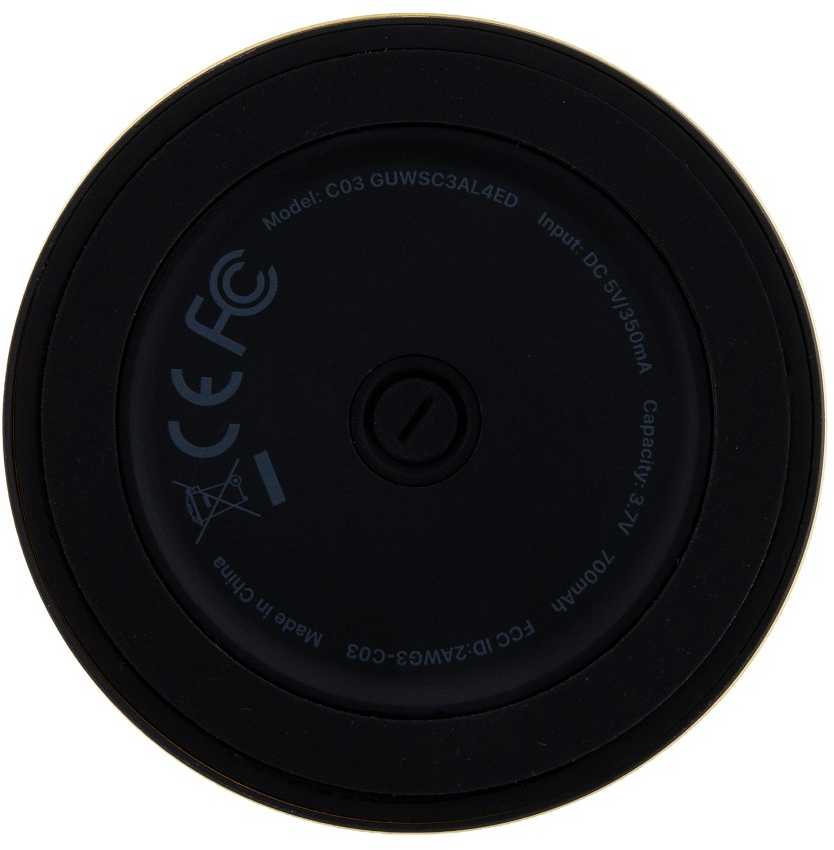 Guess Magnetic Script Metal Logo - Bluetooth garsiakalbis V5.3 juodas