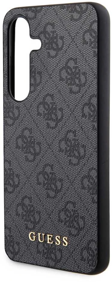 Samsung Galaxy S24 Guess dėklas 4G Metal Gold Logo (GUHCS24SG4GFGR) juodos spalvos