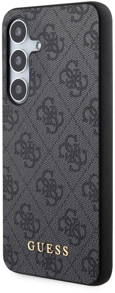 Samsung Galaxy S24 Guess dėklas 4G Metal Gold Logo (GUHCS24SG4GFGR) juodos spalvos