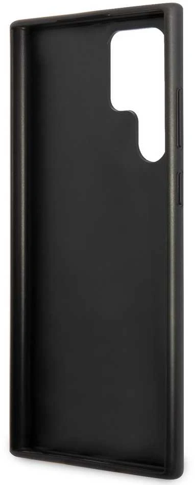 GUESS dėklas skirtas Samsung Galaxy S24 Ultra GUHCS24LG4GFGR (Classic logo) juodos spalvos