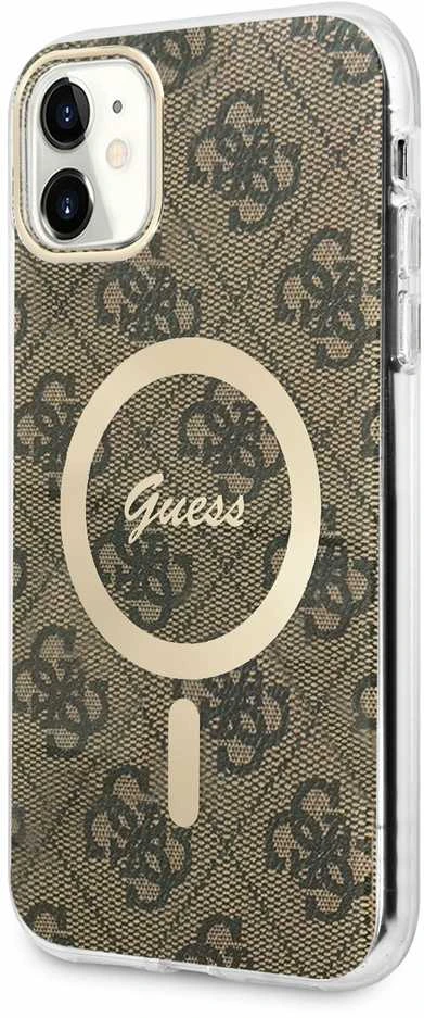 GUESS GUHMN61H44 IPHONE 11 6.1" RUDAS/RUDAS KIETAS DĖKLAS 4G MAGSAFE