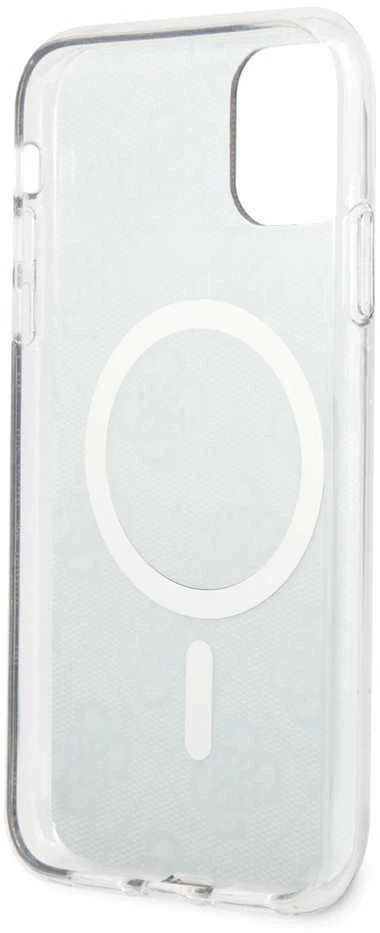 GUESS GUHMN61H44 IPHONE 11 6.1" RUDAS/RUDAS KIETAS DĖKLAS 4G MAGSAFE