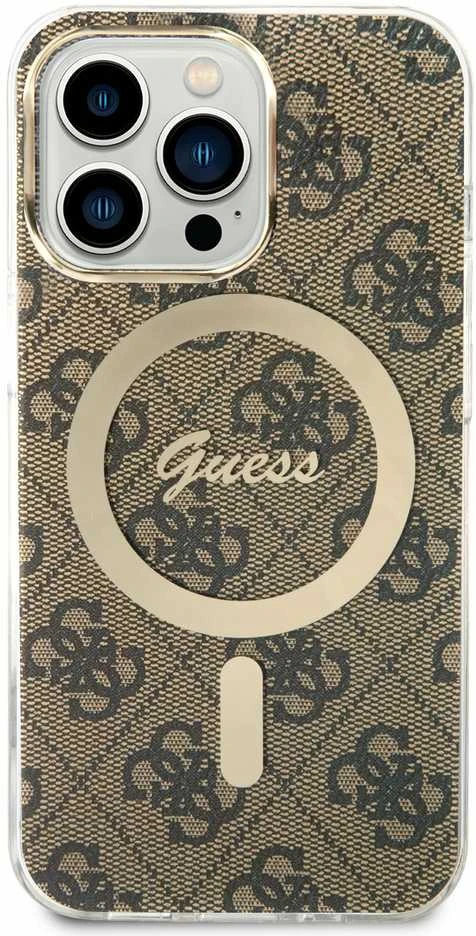 GUESS GUHMP13LH44 IPHONE 13 PRO / 13 6.1" RUDAS / RUDAS KIETAS DĖKLAS 4G MAGSAFE