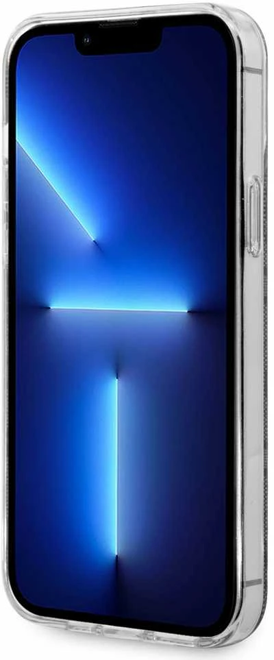 Guess GUHMP13XH4STK Apple iPhone 13 Pro Max 6.7″ juodos spalvos kietas dėklas 4G MagSafe