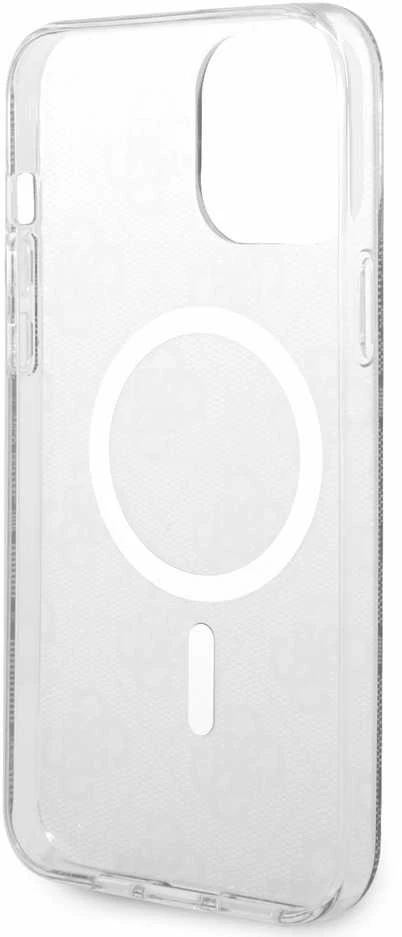 Guess GUHMP13XH4STK Apple iPhone 13 Pro Max 6.7″ juodos spalvos kietas dėklas 4G MagSafe