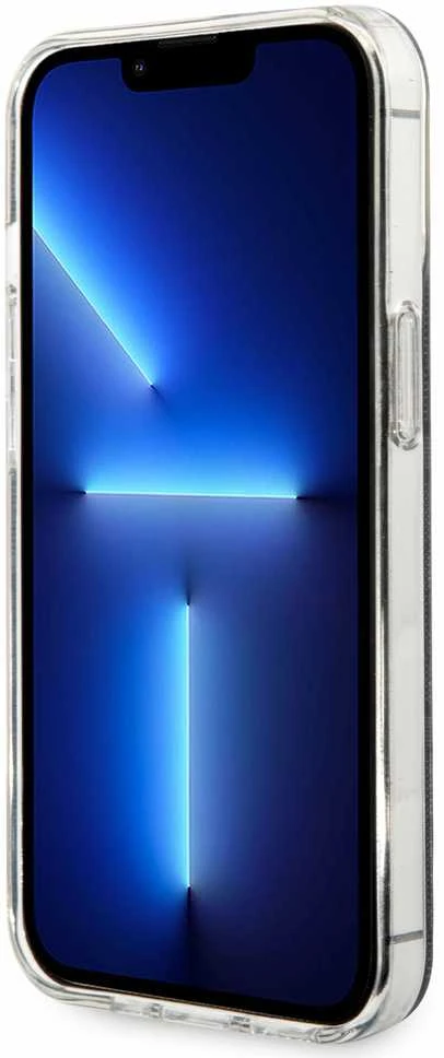 Dėklas GUESS GUHMP13LH4STK IPHONE 13 PRO / 13 6.1 "Juodas / Juodas HARDCASE 4G MAGSAFE