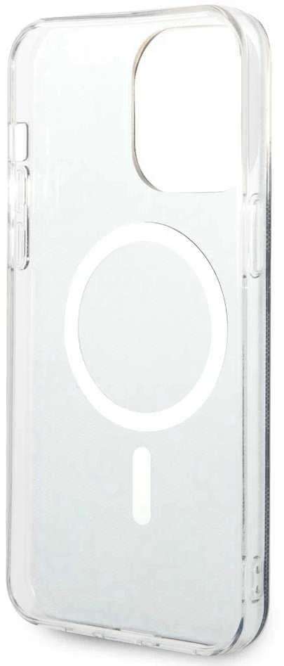 Guess GUHMP14XH4STK Apple iPhone 14 Pro Max 6.7″ juodos spalvos kietas dėklas 4G MagSafe