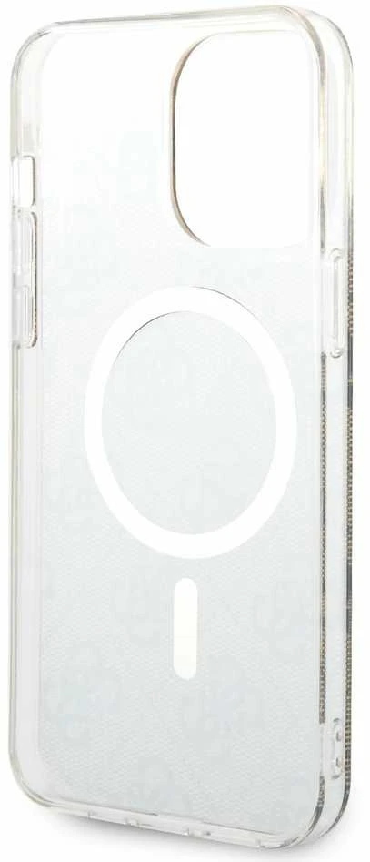 Guess GUHMP14XH4STW Apple iPhone 14 Pro Max 6.7″ rudos spalvos kietas dėklas 4G MagSafe