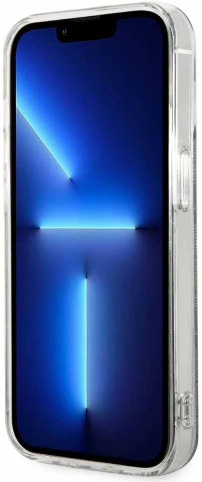 Guess Rinkinys GUBPP14LH4EACSW Dėklas+ Įkroviklis Apple iPhone 14 Pro 6,1″ rudos spalvos kietas dėklas 4G Print MagSaf
