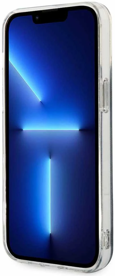 Guess Rinkinys GUBPP14XH4EACSK Dėklas+ Įkroviklis Apple iPhone 14 Pro Max 6,7″ juodos spalvos kietas dėklas 4G Print Mag