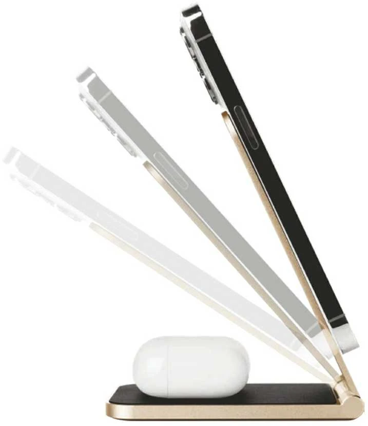 „Guess“ sulankstomas krepšys indukcinei viryklei 2in1 GUDCFAL4PEGK 15W juodos spalvos 4G raštas „MagSafe“