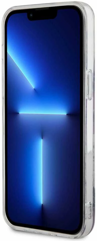Guess GUHMP14XHCFWSP Apple iPhone 14 Pro Max 6.7″ rožinės spalvos kietas dėklas Flower MagSafe