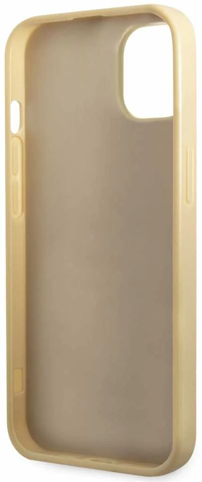 Dėklas GUESS GUHCP14MHGGSHD IPHONE 14 PLUS / 15 PLUS 6.7 "GOLD / GOLD HARD CASE GLITTER SCRIPT