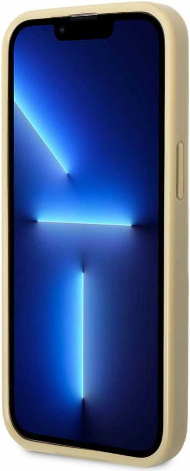 Dėklas GUESS GUHCP14MHGGSHD IPHONE 14 PLUS / 15 PLUS 6.7 "GOLD / GOLD HARD CASE GLITTER SCRIPT