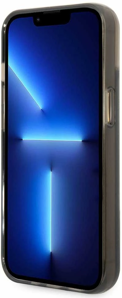 Dėklas GUESS GUHCP14MLFCTPK IPHONE 14 PLUS / 15 PLUS 6.7 "Juodas / Juodas HARDCASE LIQUID GLITTER PALM COLLECTION