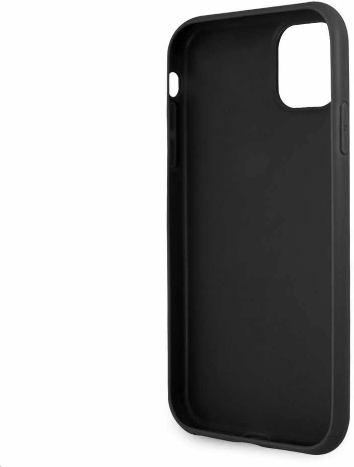 Dėklas Apple iPhone 11 Guess Big Metal Logo GUHCN614GMGGR juodos spalvos