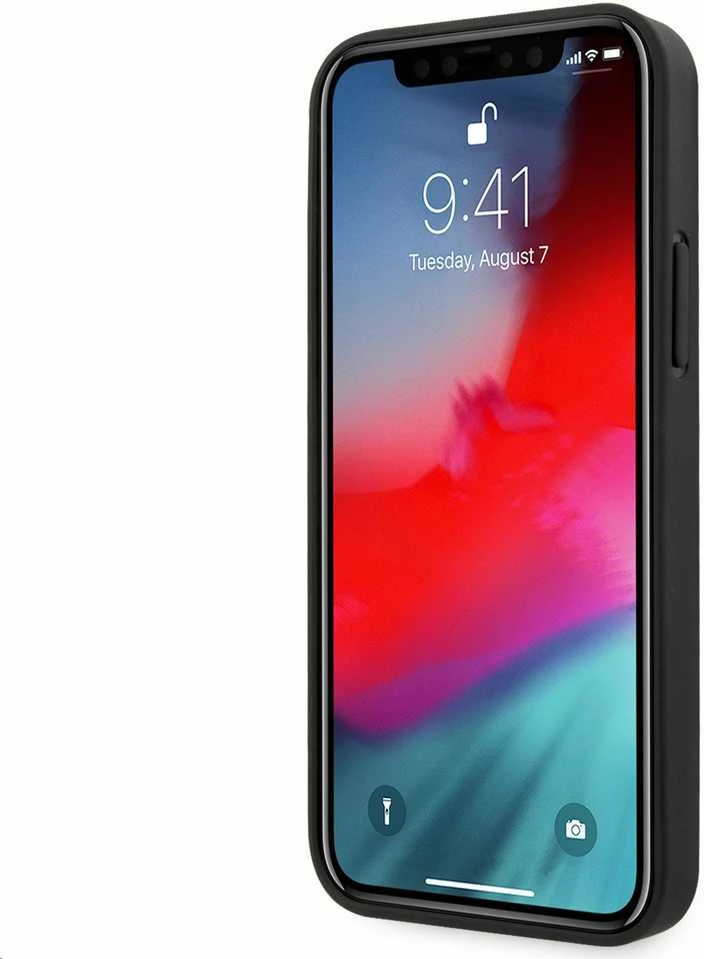 Guess GUHCP12L4GMGGR Apple iPhone 12 Pro Max 6.7" dėklas telefonui pilkos spalvos 4G Big Metal Logo