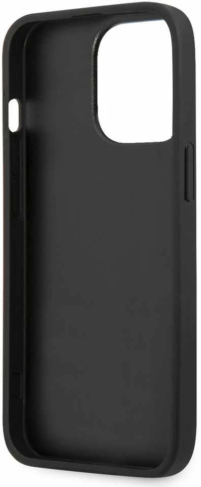 Dėklas Cg Mobile France GUHCP13L4GMGGR Guess PU 4G metalinis logotipas Zadní Kryt pro iPhone 13 Pro Pilkas (Pilkas)