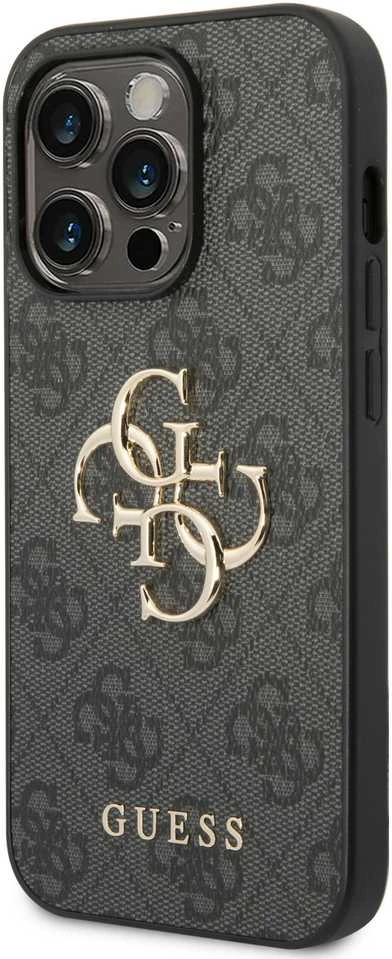 Dėklas GUESS GUHCP15X4GGGR IPHONE 15 PRO MAX 6.7 "GRAY/GRAY HARDCASE 4G BIG METAL LOGO