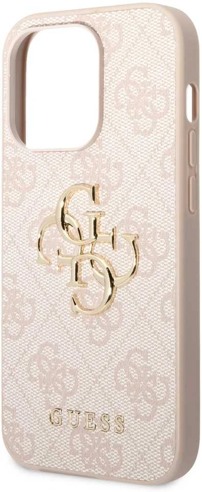 Dėklas GUESS GUHCP15X4GPIPI IPHONE 15 PRO MAX 6.7 "Rožinis/Rožinis HARDCASE 4G BIG METAL LOGO