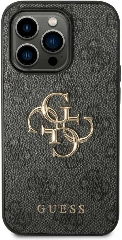Dėklas GUESS GUHCP15L4L4GGRGGR IPHONE 15 PRO 6.1 "GRAY/GRAY HARDCASE 4G BIG METAL LOGO