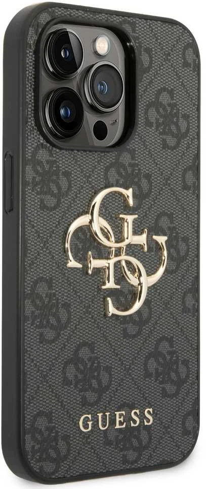 Dėklas GUESS GUHCP15X4GGGR IPHONE 15 PRO MAX 6.7 "GRAY/GRAY HARDCASE 4G BIG METAL LOGO
