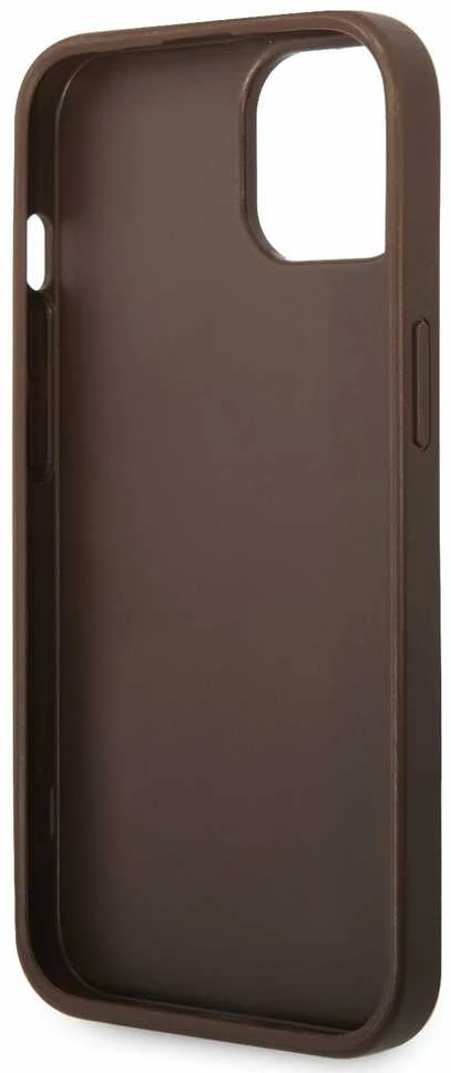 Dėklas GUESS GUHCP15S4GBBB IPHONE 15/14/13 6.1 "BRONZE / BROWN HARDCASE 4G BIG METAL LOGO
